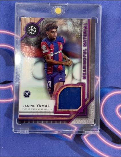2023 Topps Museum Lamine Yamal Meaningful Material Patch #MMSR-LY — front