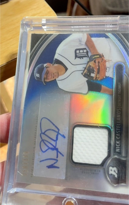 2013 Bowman Platinum #AR-NC Nick Castellanos — front