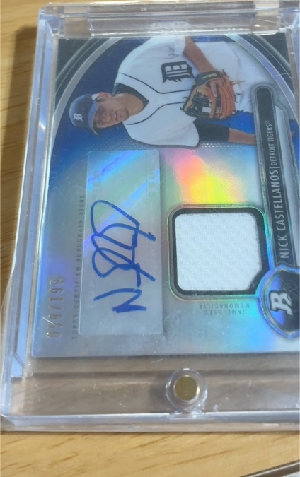 2013 Bowman Platinum #AR-NC Nick Castellanos — front