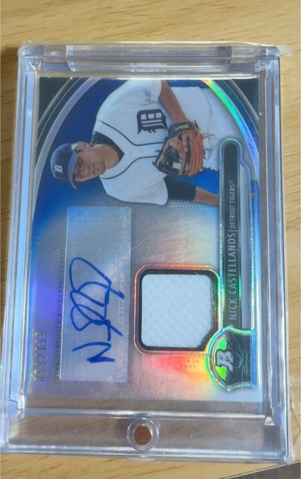2013 Bowman Platinum #AR-NC Nick Castellanos — front