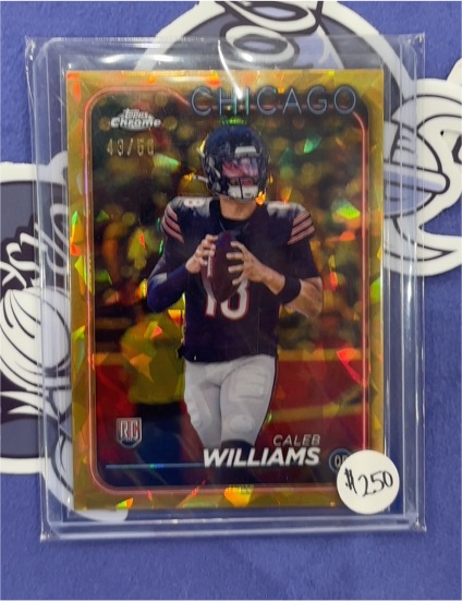 2024 Topps Chrome #202 Caleb Williams — front