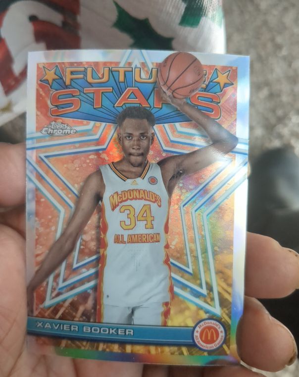2023 Topps Chrome McDonald's All American #FS-7 Xavier Booker Future Stars — front