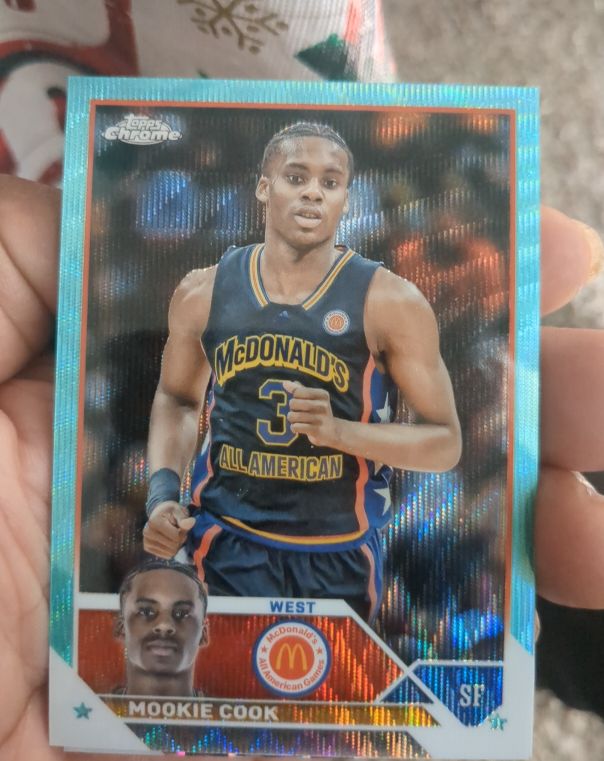 2023 Topps Chrome McDonald's All American #15 Mookie Cook — front