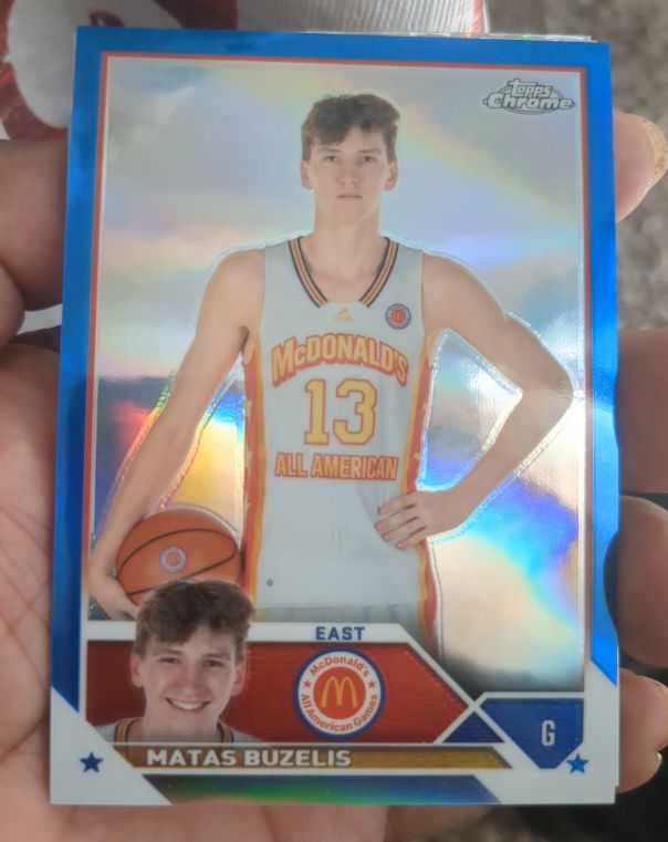 2023 Topps Chrome McDonald's All American #51 Matas Buzelis — front