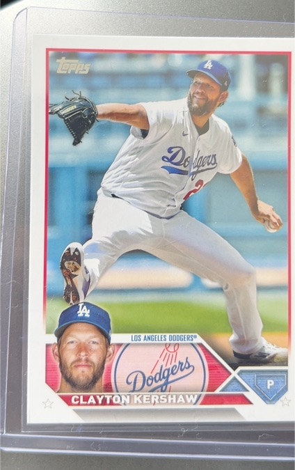 2023 Topps #22 Clayton Kershaw — front