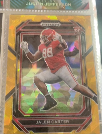 2023 Panini Prizm Draft Picks #163 Jalen Carter — front