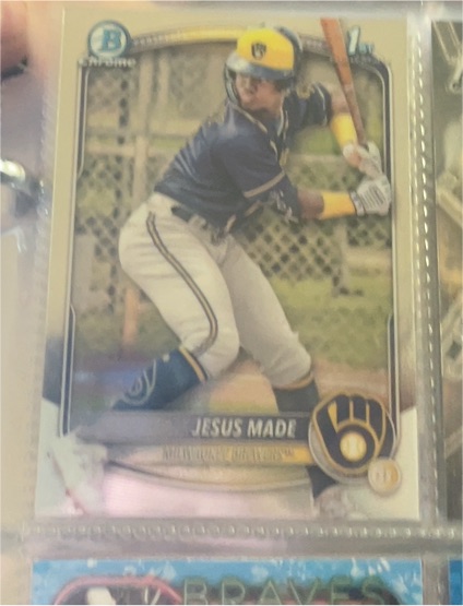 2025 Bowman Chrome #BCP-50 Jesus Made — front