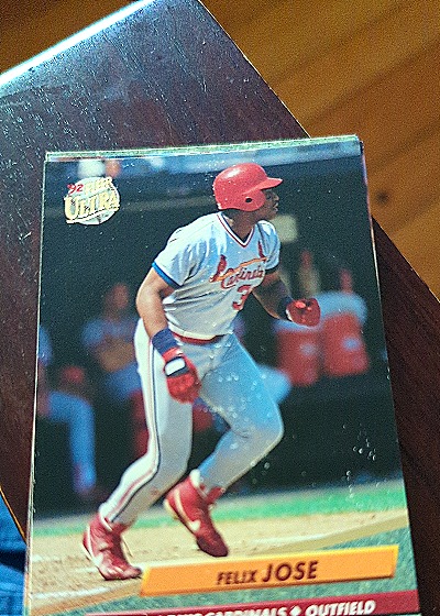 1992 Fleer Ultra #92 Felix Jose — front