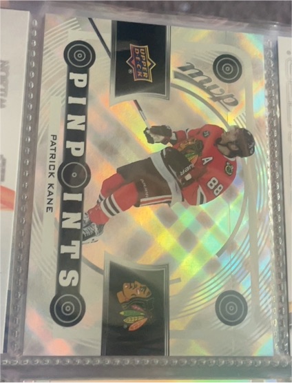 2022-23 Upper Deck MVP Pinpoints #PP1 Patrick Kane — front
