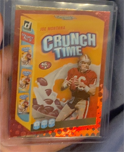 2022 Donruss #CT-11 Joe Montana Crunch Time — front