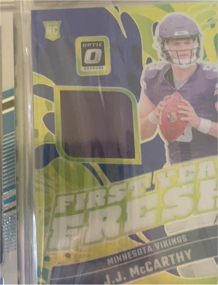 2024 Donruss Optic #FYF-JMY J.J. McCarthy — front
