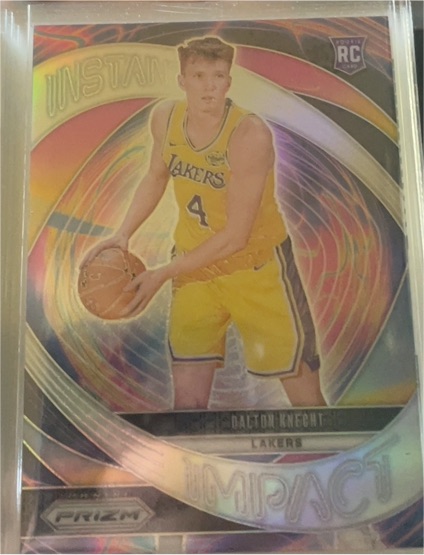2024-25 Panini Prizm #5 Dalton Knecht Instant Impact Silver — front