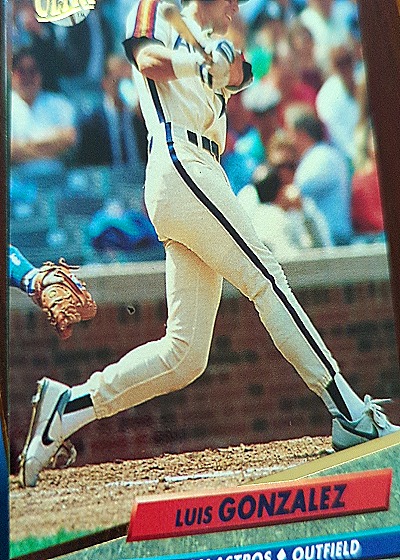 1992 Fleer Ultra #203 Luis Gonzalez — front