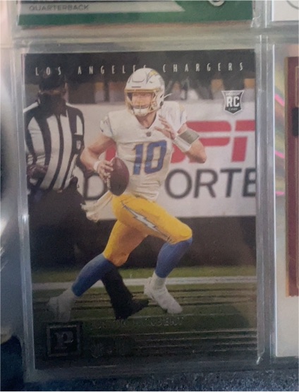 2020 Panini Chronicles #PA-3 Justin Herbert — front