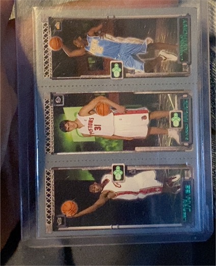 2003-04 Topps Rookie Matrix #111 LeBron James / Carmelo Anthony / Dwyane Wade — front