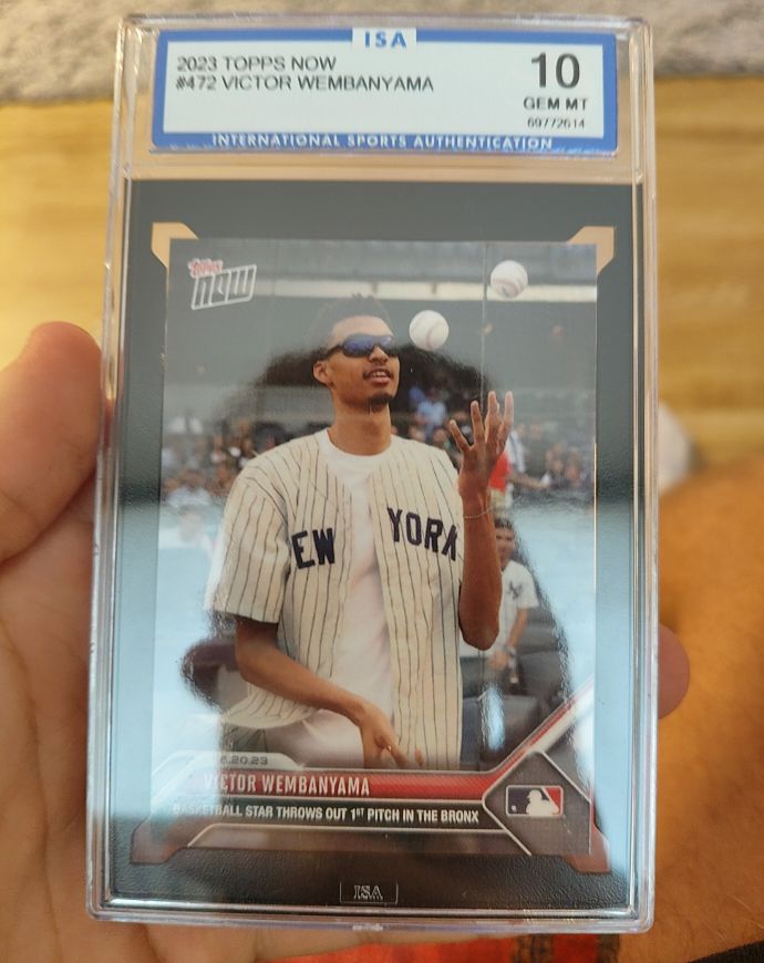 2023 Topps Now #472 Victor Wembanyama — front