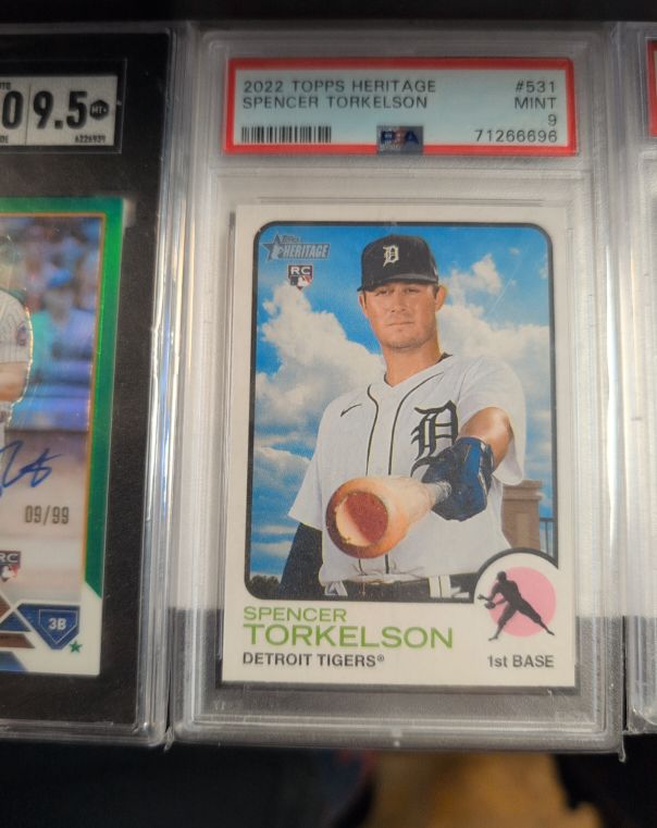 2022 Topps Heritage #531 Spencer Torkelson — front