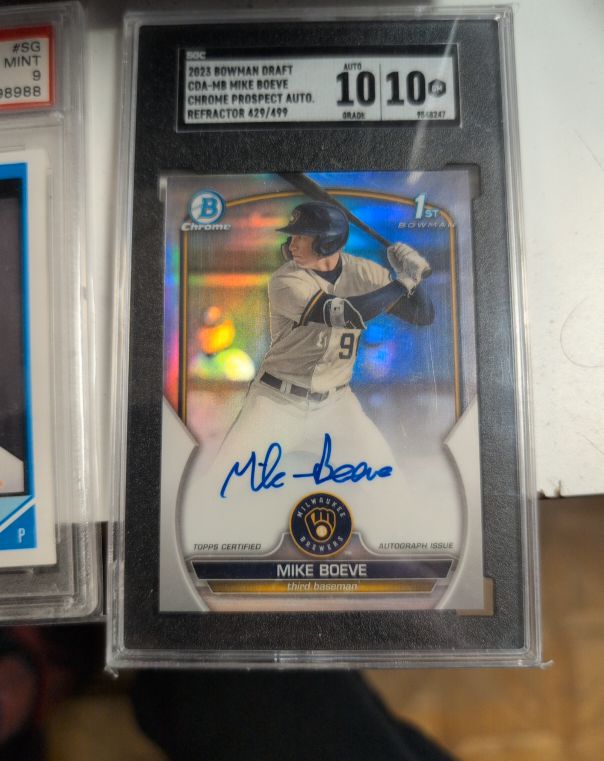 2023 Bowman Chrome Draft #CDA-MB Mike Boeve — front