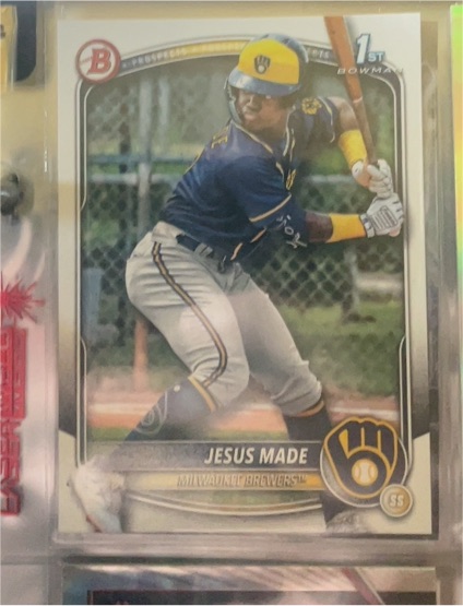 2025 Bowman #BP-66 Jesus Made — front