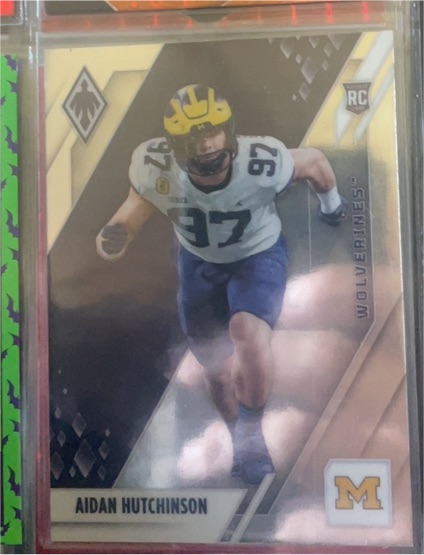 2022 Panini Chronicles Phoenix Aidan Hutchinson Rookie Card — front