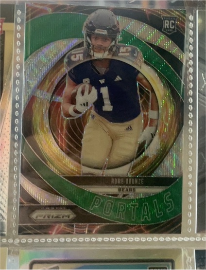 2024 Panini Prizm Portals #9 Rome Odunze — front