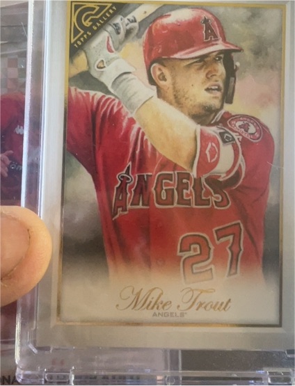 2019 Topps Gallery #105 Mike Trout — front