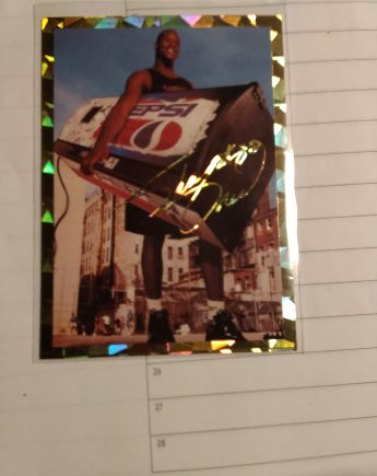 1992 Pepsi Shaquille O'Neal Pepsi Promo Card #4 — front