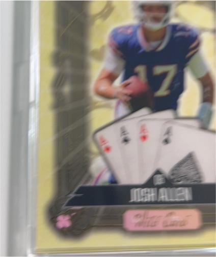 2024 Wild Card 5 Card Draw #S5CDV-JA Josh Allen — front