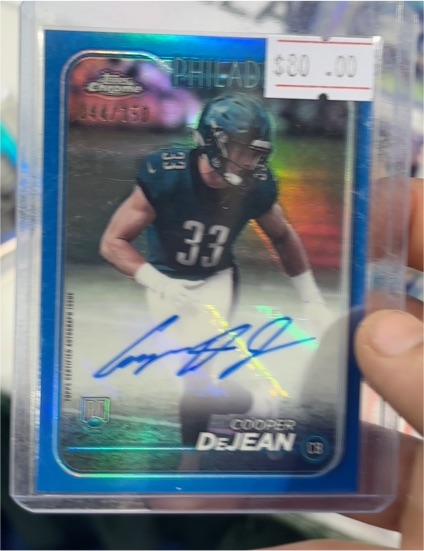 2024 Topps Chrome #RA-CDE Cooper DeJean — front