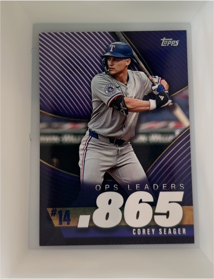 2025 Topps Series 2 OPS Leaders #OPS-14 Corey Seager — front