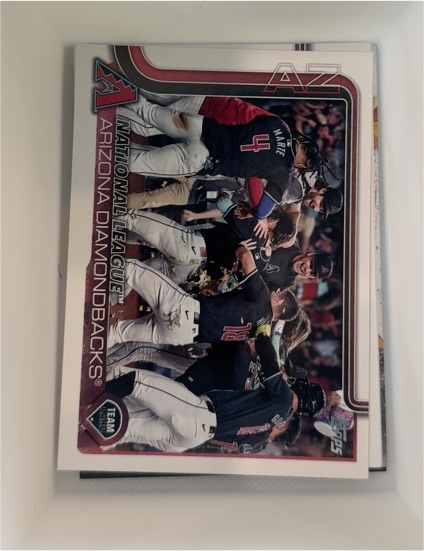 2025 Topps #466 Arizona Diamondbacks — front