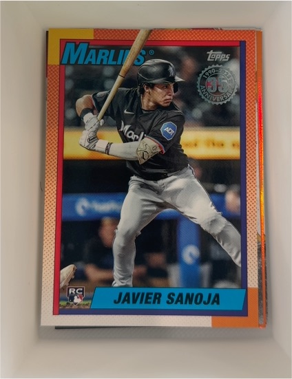 2025 Topps Series 2 1990 35th Anniversary #90B2-34 Javier Sanoja — front