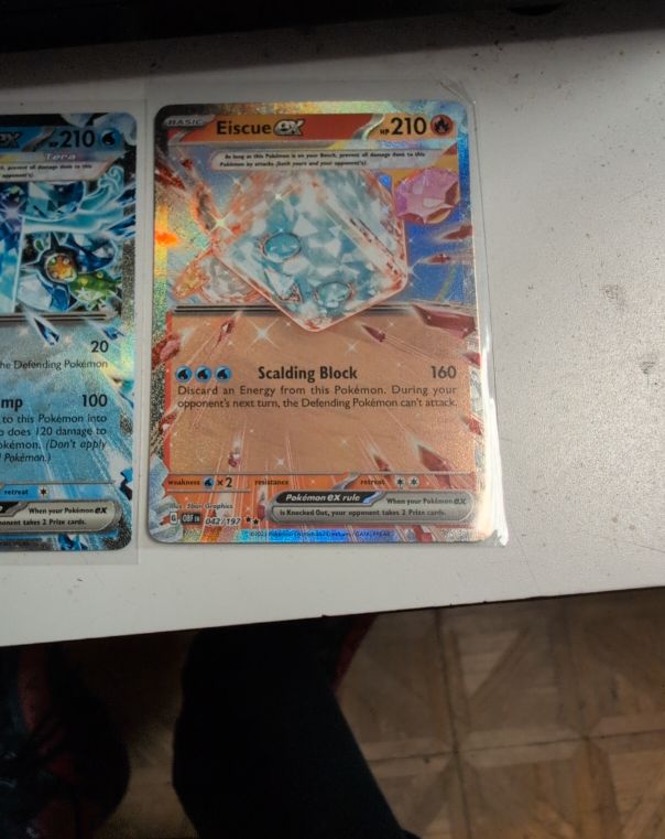 2023 Pokémon SV03 Obsidian Flames #042 Eiscue EX — front