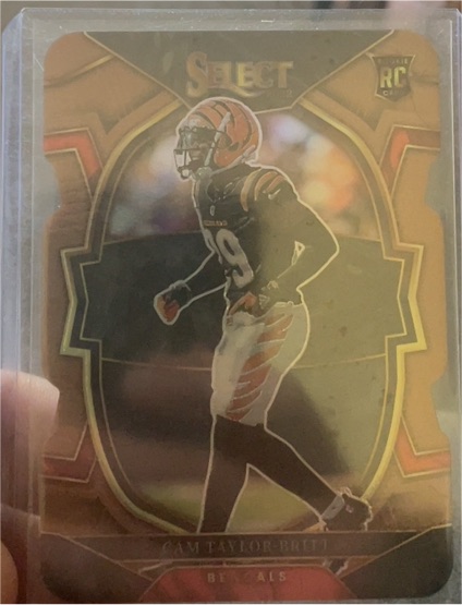 2022 Panini Select #72 Cam Taylor-Britt RC Cincinnati Bengals — front