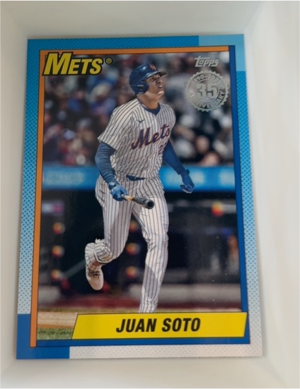 2025 Topps Series 2 35th Anniversary #90B2-14 Juan Soto — front
