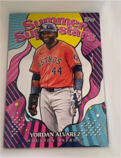 2025 Topps Series 2 #SS-15 Yordan Alvarez Summer Superstars Houston Astros — front