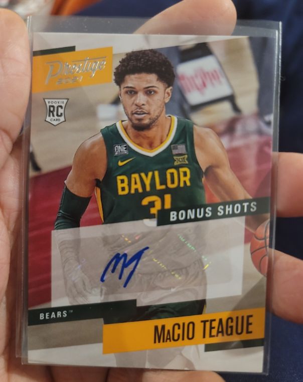 2021 Panini Chronicles Prestige Bonus Shots #PBMCT MaCio Teague — front