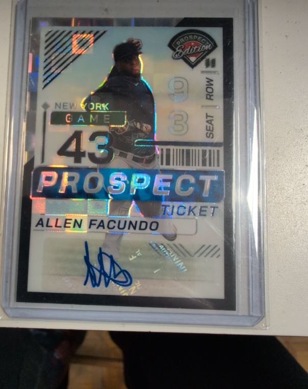 2024 Panini Prospect Edition #2 Allen Facundo — front