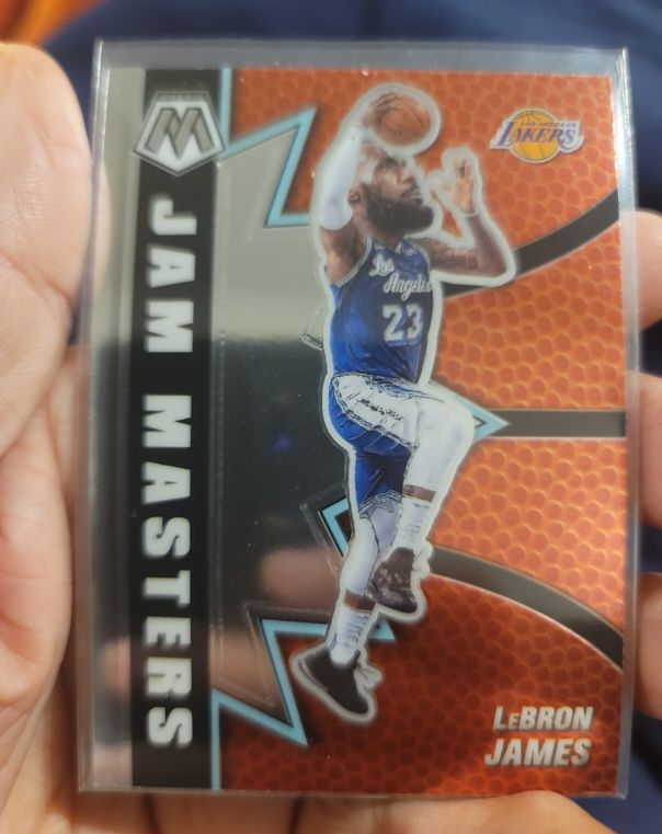 2020-21 Panini Mosaic #10 LeBron James Jam Masters — front