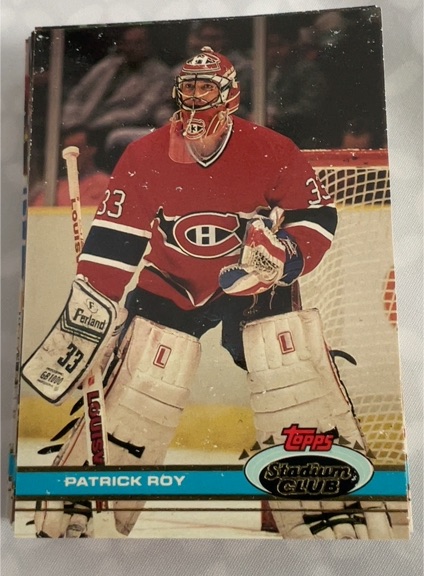 1991-92 Topps Stadium Club #107 Patrick Roy — front