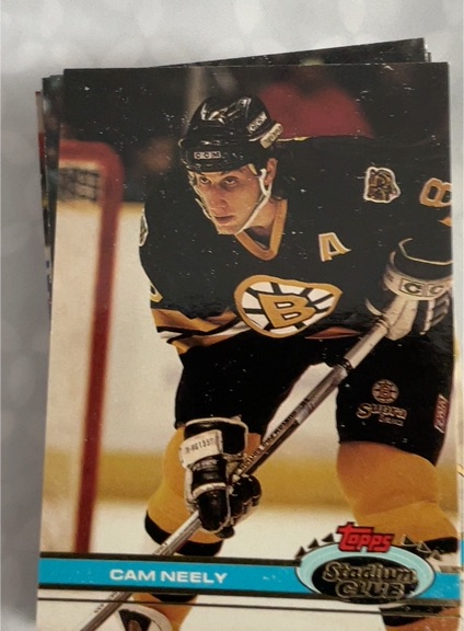 1991-92 Topps Stadium Club #64 Cam Neely — front