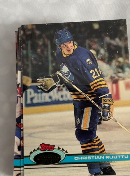 1991-92 Topps Stadium Club #33 Christian Ruuttu — front