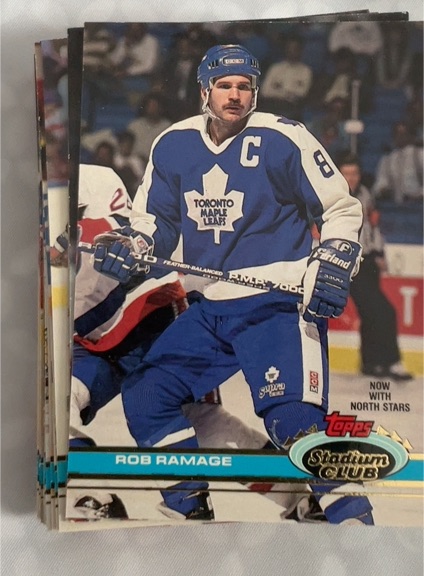 1991-92 Topps Stadium Club #239 Rob Ramage — front