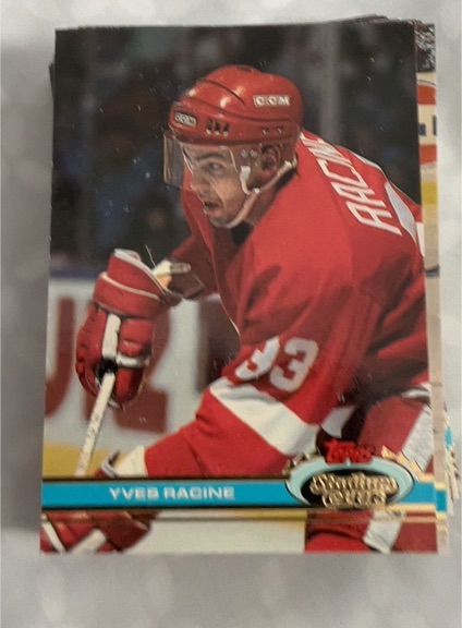 1991-92 Topps Stadium Club #316 Yves Racine — front