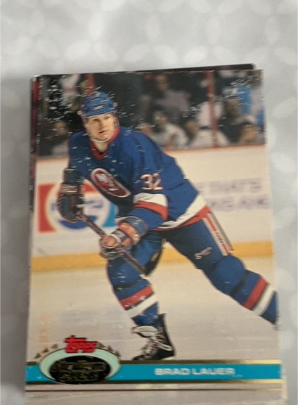 1991-92 Topps Stadium Club #142 Brad Lauer — front