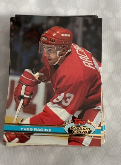 1991-92 Topps Stadium Club #198 Yves Racine — front
