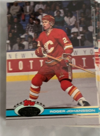1991-92 Topps Stadium Club #375 Roger Johansson — front