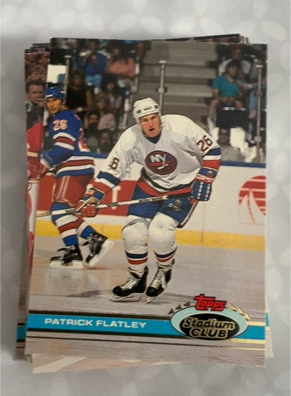 1991-92 Topps Stadium Club #20 Patrick Flatley — front
