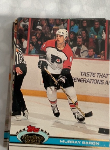 1991-92 Topps Stadium Club #334 Murray Baron — front