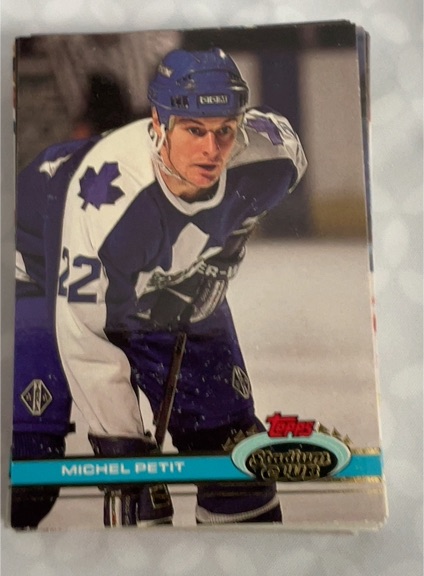 1991-92 Topps Stadium Club #311 Michel Petit — front